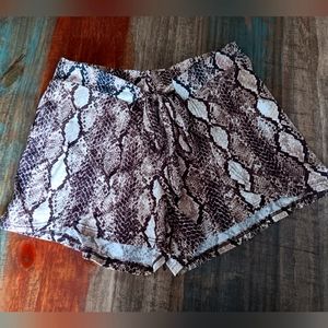 Eyecandy Snakeskin Shorts